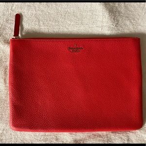 Kate Spade Jackson Large Zip Pouch in Stoplight NWT